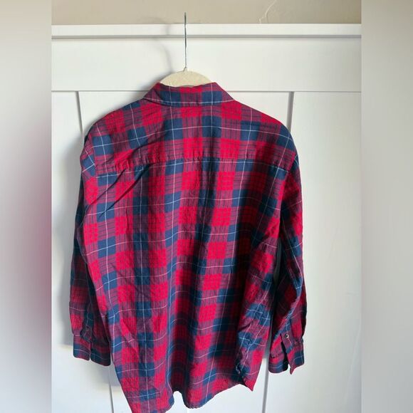 Madewell Edina Oversized Plaid Boy Shirt - Picture 6 of 7